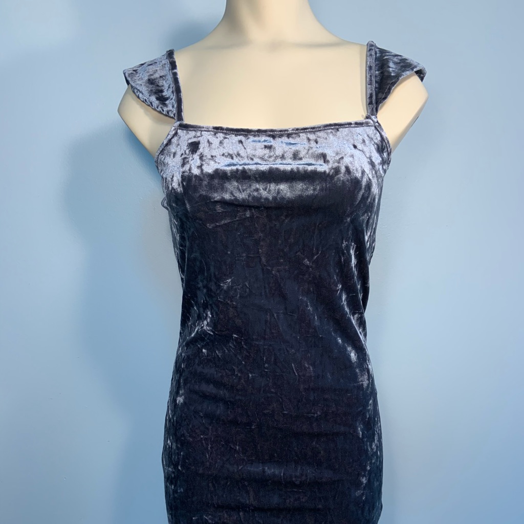 Velvet Blue Dress